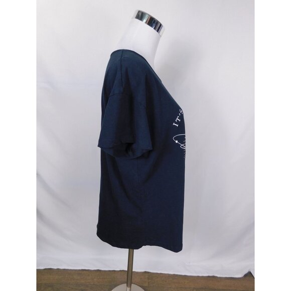 Mia Luce Its Our Destiny Dream Graphic Tee Loungewear Top Black L - Picture 9 of 10